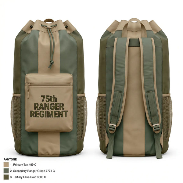 Gear Bag, 75th Ranger Regiment, Army, Teamtime, Team time, sublimation, custom sports apparel, team uniforms, spirit wear, spiritwear, sports uniforms, custom shirts, team store, custom team store, fundraiser sports, apparel fundraiser