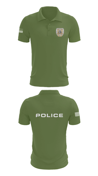 Short Sleeve Performance Polo, Vincennes Police Department, , Teamtime, Team time, sublimation, custom sports apparel, team uniforms, spirit wear, spiritwear, sports uniforms, custom shirts, team store, custom team store, fundraiser sports, apparel fundraiser