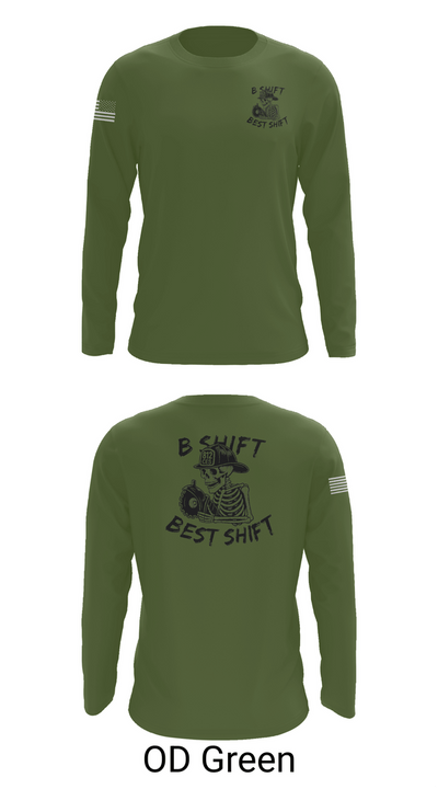 812 CES (B shift) 21761053 Long Sleeve Performance Shirt 46