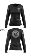 Easley Police SWAT 90183631 Women's Long Sleeve V-neck Shirt - 21