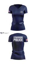 Strasburg Police Women's Short Sleeve V-neck Shirt - 8