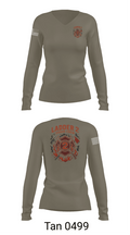 Ladder 2 64512356 Women's Long Sleeve V-neck Shirt - 11