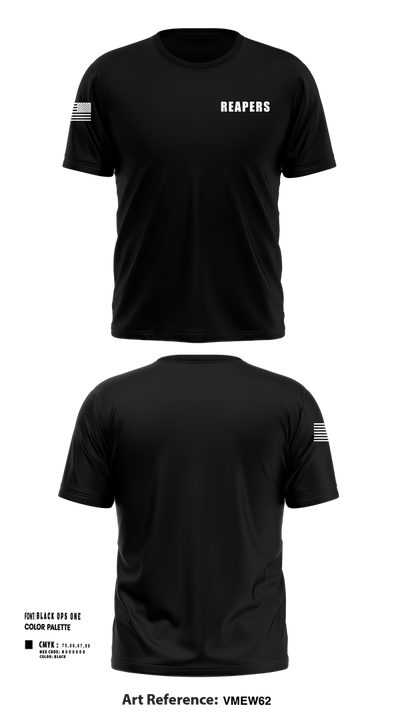 Reapers 48540061 Short Sleeve Performance Shirt - 101