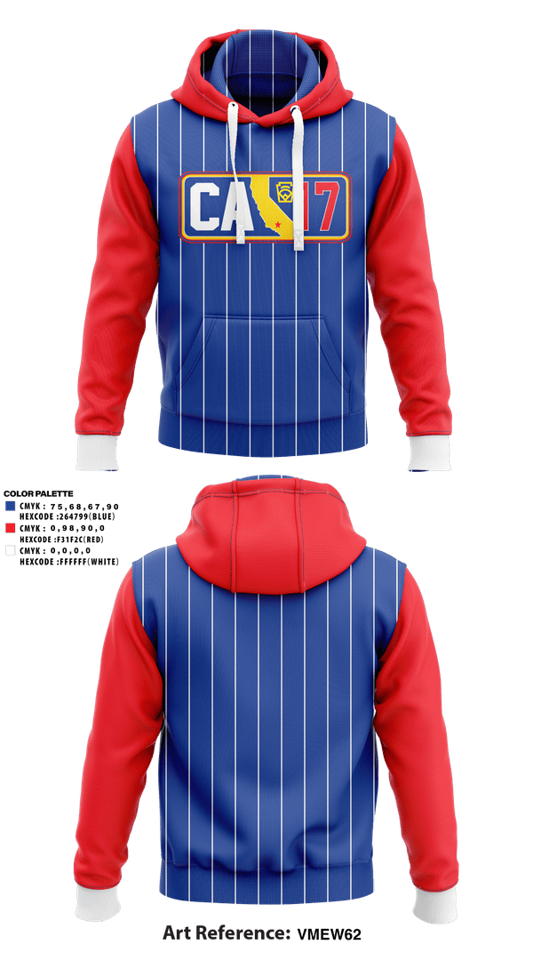 Hoodie, California District 17 Little League, Baseball, Teamtime, Team time, sublimation, custom sports apparel, team uniforms, spirit wear, spiritwear, sports uniforms, custom shirts, team store, custom team store, fundraiser sports, apparel fundraiser
