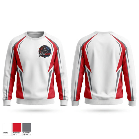 Crew Neck Sweatshirt, Gray's Wolf Cave, Bowling, Teamtime, Team time, sublimation, custom sports apparel, team uniforms, spirit wear, spiritwear, sports uniforms, custom shirts, team store, custom team store, fundraiser sports, apparel fundraiser
