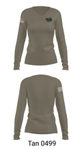 CDSDPD 79815145 Women's Long Sleeve V-neck Shirt - 11