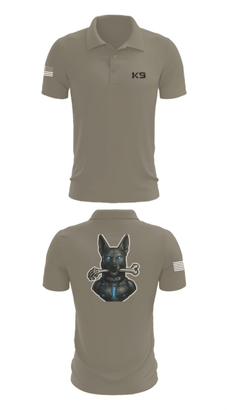 Short Sleeve Performance Polo, Willoughby K9, Police, Teamtime, Team time, sublimation, custom sports apparel, team uniforms, spirit wear, spiritwear, sports uniforms, custom shirts, team store, custom team store, fundraiser sports, apparel fundraiser