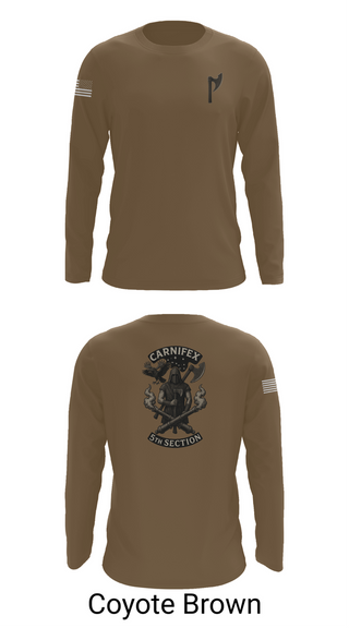 Long Sleeve Performance Shirt, 2-8 FA, C BTRY, , Teamtime, Team time, sublimation, custom sports apparel, team uniforms, spirit wear, spiritwear, sports uniforms, custom shirts, team store, custom team store, fundraiser sports, apparel fundraiser