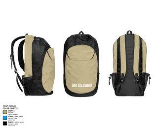 Gear Bag, USS COLUMBUS, , Teamtime, Team time, sublimation, custom sports apparel, team uniforms, spirit wear, spiritwear, sports uniforms, custom shirts, team store, custom team store, fundraiser sports, apparel fundraiser