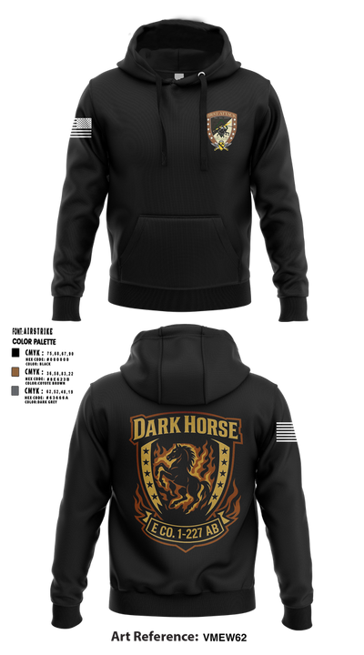 Echo Company, 1-227 AB, 1ACB, 1CD 36201822 Hoodie - 1 (1)
