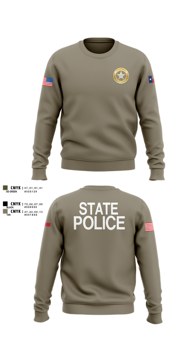 Texas Alcoholic Beverage Commission 30921681 Crew Neck Sweatshirt - 102