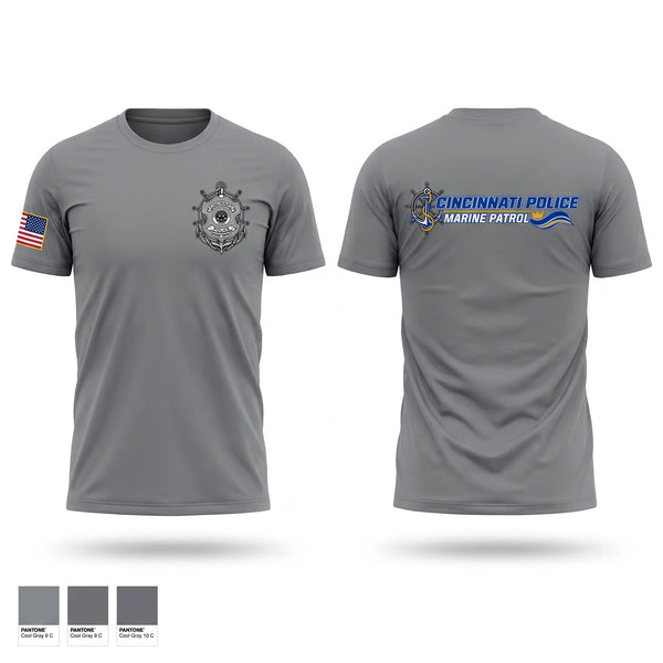 Short Sleeve Performance Shirt, Cincinnati PD Marine Patrol, Police, Teamtime, Team time, sublimation, custom sports apparel, team uniforms, spirit wear, spiritwear, sports uniforms, custom shirts, team store, custom team store, fundraiser sports, apparel fundraiser