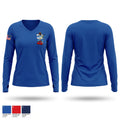 Star Lake fire and Rescue Women's Long Sleeve V-neck Shirt - 1