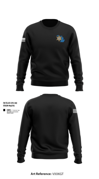 Crew Neck Sweatshirt, Eaton County Sheriff’s Office, Police, Teamtime, Team time, sublimation, custom sports apparel, team uniforms, spirit wear, spiritwear, sports uniforms, custom shirts, team store, custom team store, fundraiser sports, apparel fundraiser