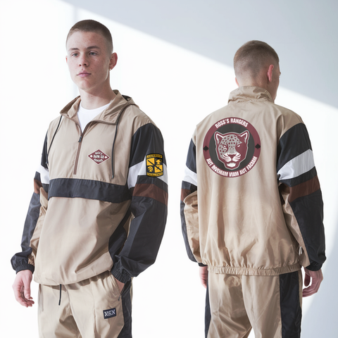 Windbreaker, Ross Rangers, Army, Teamtime, Team time, sublimation, custom sports apparel, team uniforms, spirit wear, spiritwear, sports uniforms, custom shirts, team store, custom team store, fundraiser sports, apparel fundraiser
