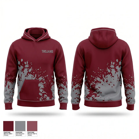 Hoodie, Trojans, Softball, Teamtime, Team time, sublimation, custom sports apparel, team uniforms, spirit wear, spiritwear, sports uniforms, custom shirts, team store, custom team store, fundraiser sports, apparel fundraiser
