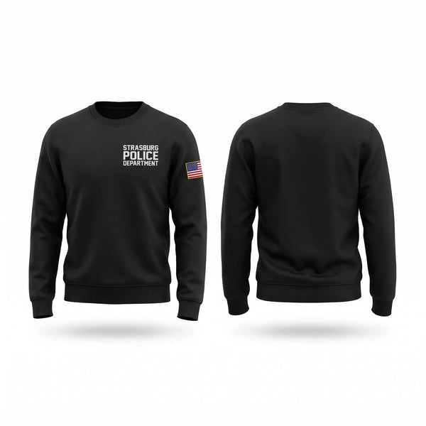 Crew Neck Sweatshirt, Strasburg Police Department, Police, Teamtime, Team time, sublimation, custom sports apparel, team uniforms, spirit wear, spiritwear, sports uniforms, custom shirts, team store, custom team store, fundraiser sports, apparel fundraiser