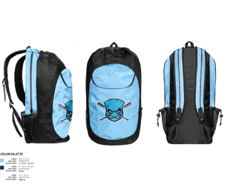 Gear Bag, Blue Sox, Baseball, Teamtime, Team time, sublimation, custom sports apparel, team uniforms, spirit wear, spiritwear, sports uniforms, custom shirts, team store, custom team store, fundraiser sports, apparel fundraiser
