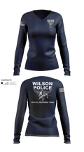 Wilson Police SRT 64370137 Women's Long Sleeve V-neck Shirt - 22
