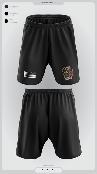 Athletic Shorts With Pockets, Holly Springs Police Department, , Teamtime, Team time, sublimation, custom sports apparel, team uniforms, spirit wear, spiritwear, sports uniforms, custom shirts, team store, custom team store, fundraiser sports, apparel fundraiser
