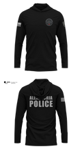 Alexandria Police Department Special Operations Long Sleeve hooded sunshirt - 3