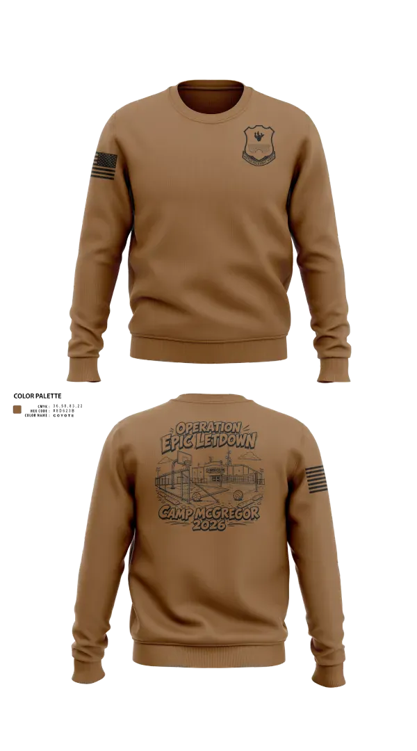 Crew Neck Sweatshirt, 1-120, Army, Teamtime, Team time, sublimation, custom sports apparel, team uniforms, spirit wear, spiritwear, sports uniforms, custom shirts, team store, custom team store, fundraiser sports, apparel fundraiser
