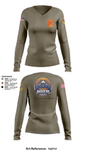 HHB / 30X Women's Long Sleeve V-neck Shirt - 1