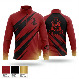 Quarter Zip Jacket, Train Station Fight Club, Spirit Store, Teamtime, Team time, sublimation, custom sports apparel, team uniforms, spirit wear, spiritwear, sports uniforms, custom shirts, team store, custom team store, fundraiser sports, apparel fundraiser
