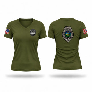 Womens Short Sleeve Vneck Shirt, WCP SRT, Police, Teamtime, Team time, sublimation, custom sports apparel, team uniforms, spirit wear, spiritwear, sports uniforms, custom shirts, team store, custom team store, fundraiser sports, apparel fundraiser