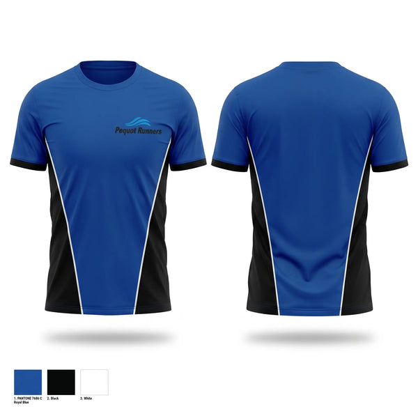 Short Sleeve Performance Shirt, Pequot Running Club, Spirit Store, Teamtime, Team time, sublimation, custom sports apparel, team uniforms, spirit wear, spiritwear, sports uniforms, custom shirts, team store, custom team store, fundraiser sports, apparel fundraiser