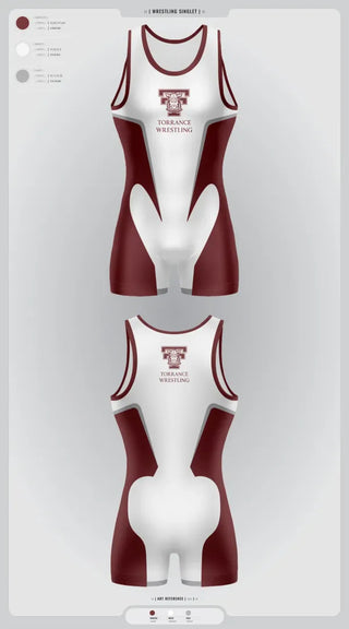 Wrestling Singlet, Torrance Wrestling, Wrestling, Teamtime, Team time, sublimation, custom sports apparel, team uniforms, spirit wear, spiritwear, sports uniforms, custom shirts, team store, custom team store, fundraiser sports, apparel fundraiser