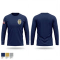 Hudson Police Department 40504459 Long Sleeve Performance Shirt - 1
