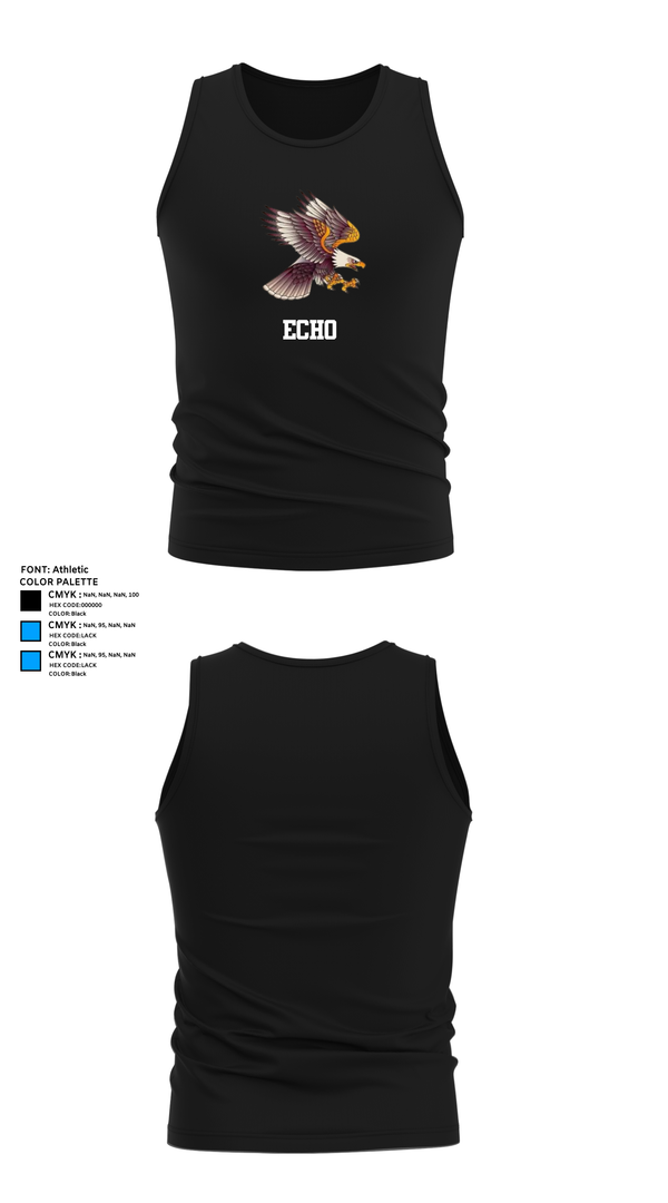 Tank Top, ECHO, , Teamtime, Team time, sublimation, custom sports apparel, team uniforms, spirit wear, spiritwear, sports uniforms, custom shirts, team store, custom team store, fundraiser sports, apparel fundraiser