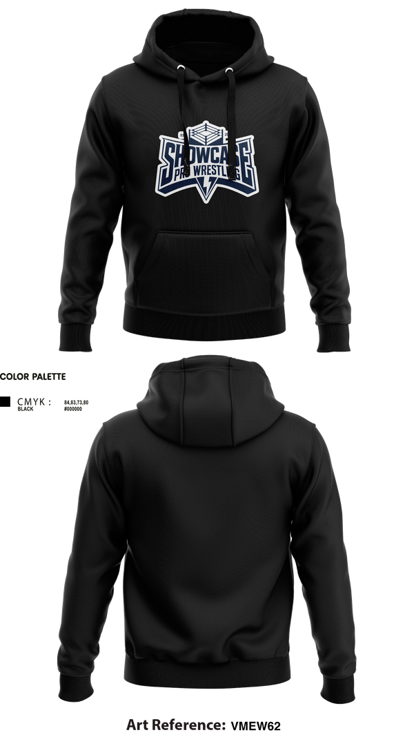 Hoodie, Showcase Pro Wrestling, Wrestling, Teamtime, Team time, sublimation, custom sports apparel, team uniforms, spirit wear, spiritwear, sports uniforms, custom shirts, team store, custom team store, fundraiser sports, apparel fundraiser