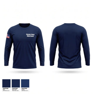 Long Sleeve Performance Shirt, Clayton Police Department, Police, Teamtime, Team time, sublimation, custom sports apparel, team uniforms, spirit wear, spiritwear, sports uniforms, custom shirts, team store, custom team store, fundraiser sports, apparel fundraiser