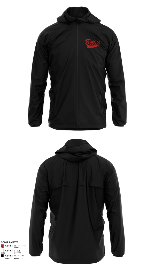 Windbreaker, Bluegrass Lightning Belles, Softball, Teamtime, Team time, sublimation, custom sports apparel, team uniforms, spirit wear, spiritwear, sports uniforms, custom shirts, team store, custom team store, fundraiser sports, apparel fundraiser
