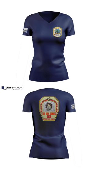Womens Short Sleeve Vneck Shirt, , Fire Department, Teamtime, Team time, sublimation, custom sports apparel, team uniforms, spirit wear, spiritwear, sports uniforms, custom shirts, team store, custom team store, fundraiser sports, apparel fundraiser