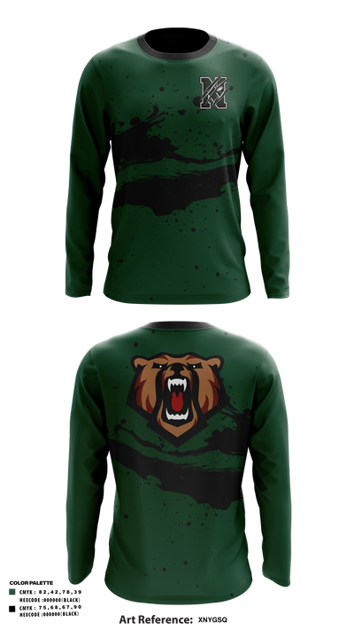 Norwalk Bears Long Sleeve Performance Shirt - 12