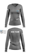 Prince William Bike Team 23723896 Women's Long Sleeve V-neck Shirt - 6