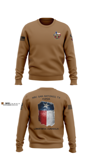 Crew Neck Sweatshirt, NRC San Antonio, TX, Navy, Teamtime, Team time, sublimation, custom sports apparel, team uniforms, spirit wear, spiritwear, sports uniforms, custom shirts, team store, custom team store, fundraiser sports, apparel fundraiser