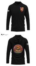 509th FSC Long Sleeve Performance Shirt with hood - 5
