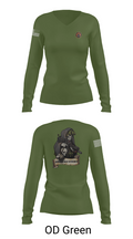 HHC 2-135th AVN REG 2256326 Women's Long Sleeve V-neck Shirt - 54