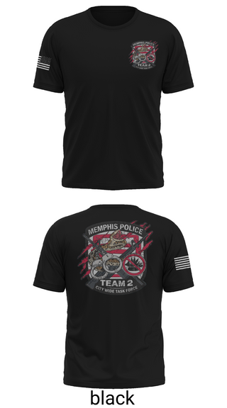 Old School Cotton Feel Shirt, Memphis Police City Wide Task Force Team Two, Police, Teamtime, Team time, sublimation, custom sports apparel, team uniforms, spirit wear, spiritwear, sports uniforms, custom shirts, team store, custom team store, fundraiser sports, apparel fundraiser