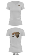 Massachusetts forest fire control district. 5 16971767 Women's Short Sleeve V-neck Shirt - 12