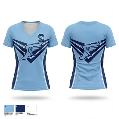 Suffern 51976810 Women's Short Sleeve V-neck Shirt - 1