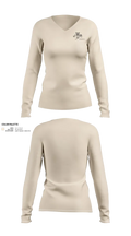 EIM 67745662 Women's Long Sleeve V-neck Shirt - 10