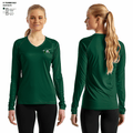De Soto High School Volleyball 74436879 Women's Long Sleeve V-neck Shirt - 2