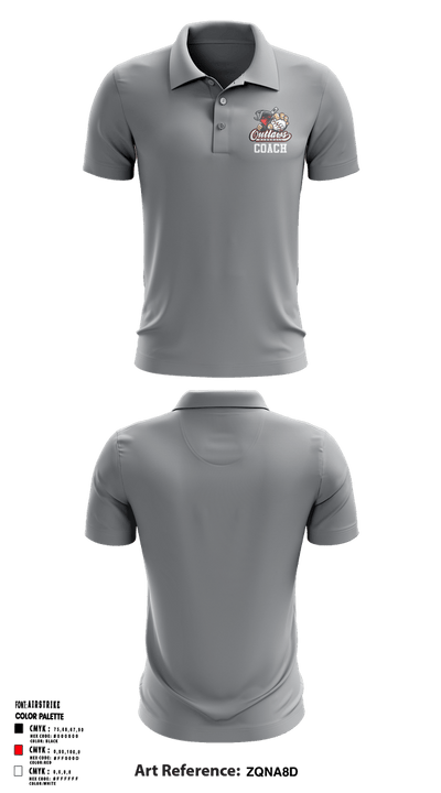Lexington Outlaws 79435627 Short Sleeve Performance Polo - 3