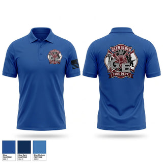 Short Sleeve Performance Polo, Glen Elder Fire Department, Fire Department, Teamtime, Team time, sublimation, custom sports apparel, team uniforms, spirit wear, spiritwear, sports uniforms, custom shirts, team store, custom team store, fundraiser sports, apparel fundraiser