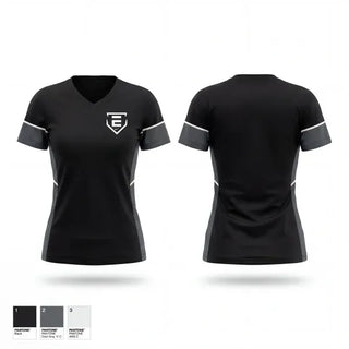 Womens Short Sleeve Vneck Shirt, Elite Umpires, Baseball, Teamtime, Team time, sublimation, custom sports apparel, team uniforms, spirit wear, spiritwear, sports uniforms, custom shirts, team store, custom team store, fundraiser sports, apparel fundraiser